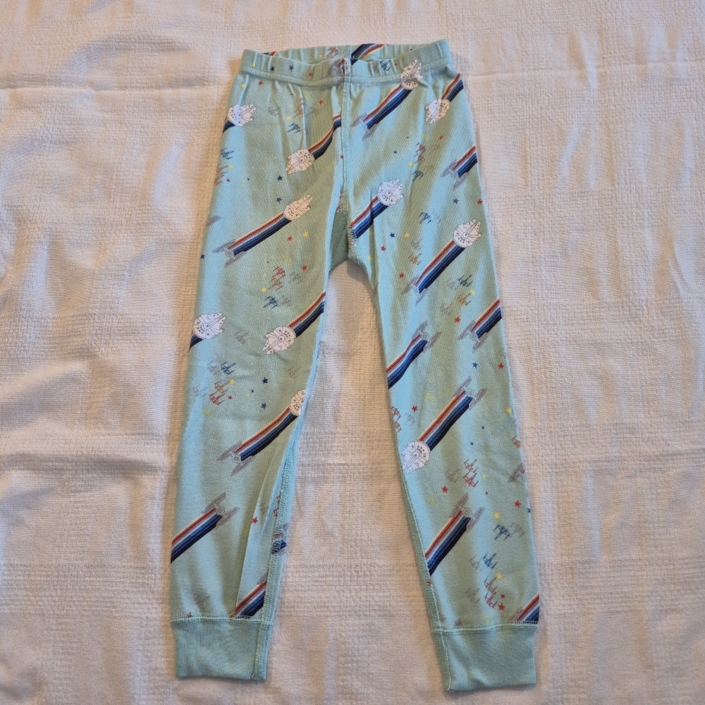 Hanna Andersson boys size 100 or 4 Star Wars print pajama bottoms VGUC